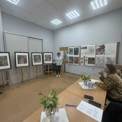 Изображение к новости Выпускные экзамены на художественном отделении