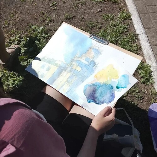 Изображение к новости Кемерово глазами юного художника