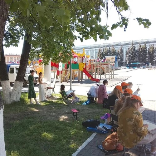 Изображение к новости Кемерово глазами юного художника